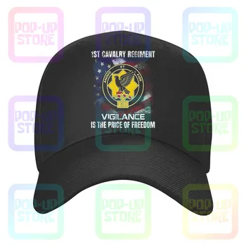 1-asis Kavalerijos Pulkas Budrumo, Yra Kaina, Laisvės Amerikos Vėliava Nepriklausomybės Diena Kepurės Beisbolo kepuraitę
