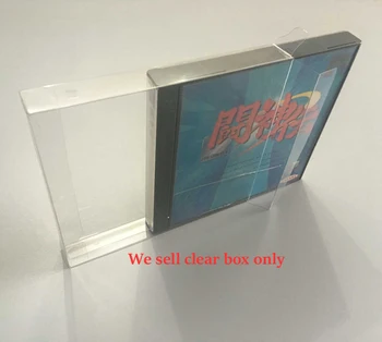 10VNT Skaidri, Aiški langelį PS1 Žaidimo kortelės plastikinės PET Raštas surinkimo saugojimo apsauginėje dėžėje