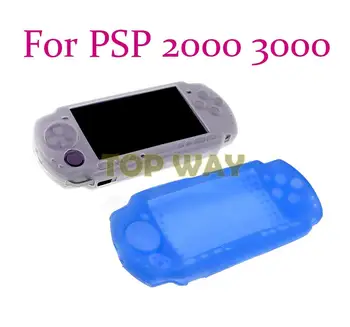 15vnt Minkšto Silikono Guma Padengti PSP 2000 3000 Valdytojas PSP 3000 Minkštas Apsauginis Padengti