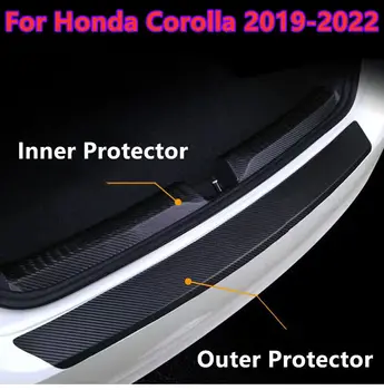 2X PU Odos Galinis Bamperis Palangės Raštas Plokštė Padengti Honda Corolla 2019 2020 2021 2022