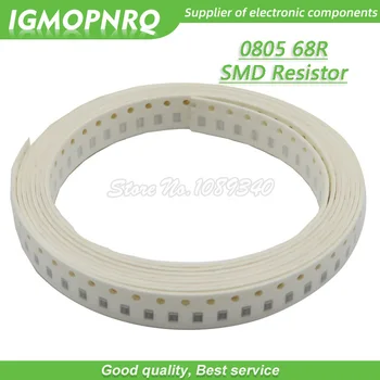 300pcs 0805 SMD Rezistorius 68 om Chip Rezistorius 1/8W 68R om 0805-68R