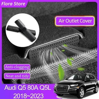 Audi Q5 80A Q5L 2018~2023 Automobilių Oro Angos Dangtelį Pagal Galinių Sėdynių Ventiliacijos Dulkių Kondicionierius, Vėdinimo Išmetamųjų Interjero Accessories