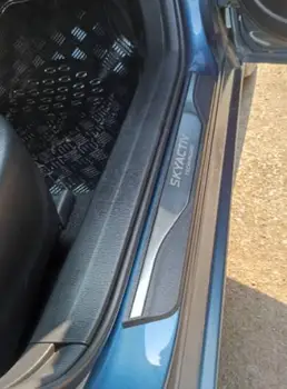 Auto durys, palangės plokštės nusitrinti plokštės riba 