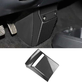 Automobilio Anglies Pluošto Priekinis USB Kištukas, Rėmas Anti-Lcd Skydelio Dangtelį Apdaila Už KIA EV6 2021 2022