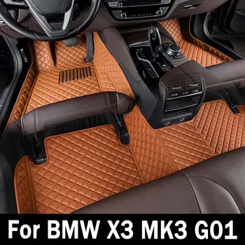 Automobilių Kilimėliai BMW X3 MK3 G01 2017 2018 2019 2020 2021 2022 Užsakymą Pėdų Pagalvėlės Automobilių Kilimų Padengti Interjero Priedai