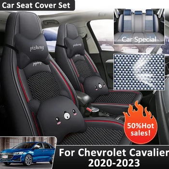 Automobilių Sėdynės Padengti Nustatyti Chevrolet Cavalier Turbo 2020 2021 2022 2023 Priekiniai Galiniai Odos Pagalvėlė Apsaugoti Trinkelėmis, Interjero Priedai