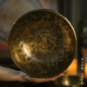 Budistų Dubenys Gydymo Garso Muzikos Instrumentai, Mušamieji, Garso Gydomųjų Priemonių Čakros Fingerboard Dvasinio Atidumas