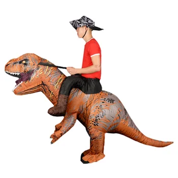 Dinozaurų T Rex pripučiami kamufliažas, įdomių talismanas, suaugusiųjų cosplay, vyras, moteris, vaikas, dinozaurų animacinių filmų