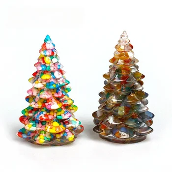 Gražus Kalėdų Eglutės Dirbtinės Dervos Skaldą/Crystal Mini Kalėdų Eglutę Namuose, Kalėdų Dekoracijos