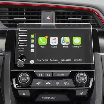 Grūdintas Stiklas Screen Protector Filmas Honda Civic 10 2019 2020 Automobilio Radijo, GPS Navigacijos Ekrano Automobilio Interjero Lipdukas
