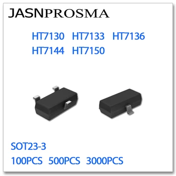 JASNPROSMA SOT23-3 HT7130 HT7133 HT7136 HT7144 HT7150 100VNT 500PCS 3000PCS SMD Aukštos kokybės Naujas prekes