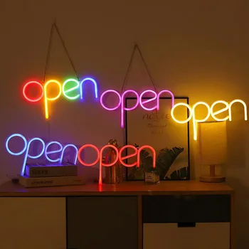 LED neon baras 5V USB ATIDARYTI modeliavimas šviesos raidžių vandeniui spalvų šviesos Parduotuvė, restoranas, kavinė, baras, pasirašyti apdailos Naktį šviesos