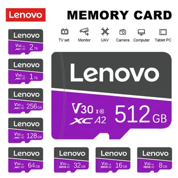 Lenovo Originali Micro TF/SD Kortelę 128 GB 16GB SD Atminties Kortele 8GB 32GB Flash Atminties 64GB SD/TF Kortelė mobilusis telefonas/Dash Cam/tabletės