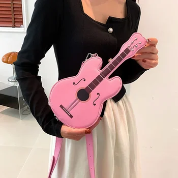 Mielas Smuikas Moterų Pečių Maišą Muzikos instrumentų Dizainas Crossbody Maišeliai Mini Juokinga Piniginės Moterims, Harajuku Rankinėje Mergina Sankabos