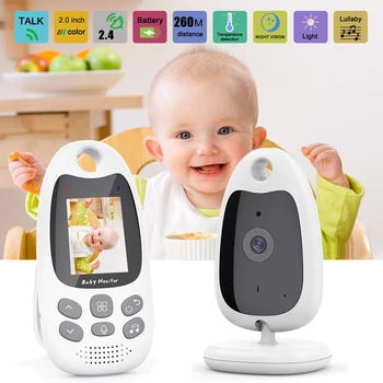 Naujas 2.0 Colių Belaidžio Video Baby Monitor Naktinio Matymo Saugumo Kameros Babyphone Domofonas Temperatūros Stebėjimo Auklė Auklė
