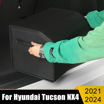 Nešiojamų Automobilio bagažo skyriaus talpinimo Didelės Talpos Priemonės Turėtojas Konteinerių Hyundai Tucson NX4 2021 2022 2023 2024 Hibridas N Linija