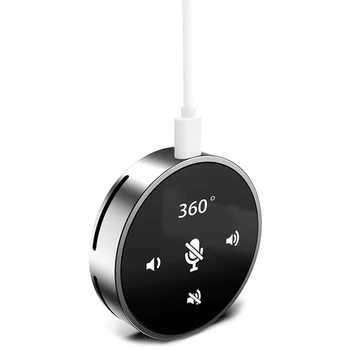 Populiariausi Pasiūlymai USB Garsiakalbis 360° Įvairiakryptė Mikrofonas Nešiojamų Konferencija Garsiakalbis veikia 