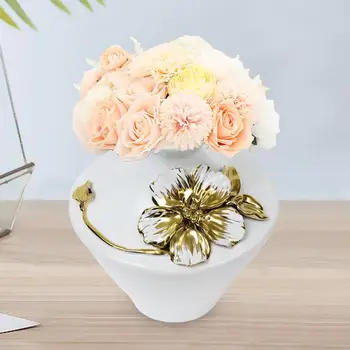 Porceliano Saugojimo Jar Vaza Gėlių Vaza Minimalistinio Dekoratyvinė Vaza Lentynos Kambarys