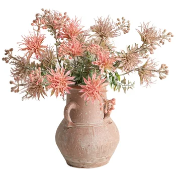 Rankų darbo amfora terakota vazonas keramika susitarimą džiovintų gėlių ware kambarį dekoruoti ornamentais
