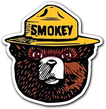 Smokey Bear Gaisro Laukinių Gyvūnų Lipdukas Lipdukas Automobilių Sunkvežimių Nešiojamąjį kompiuterį 