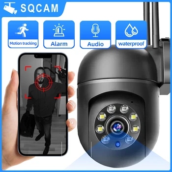 SQCAM Wifi saugumo kameros wifi survalance kamera savęs stebėjimo vandeniui namų Lauko wifi kamera su naktinio matymo