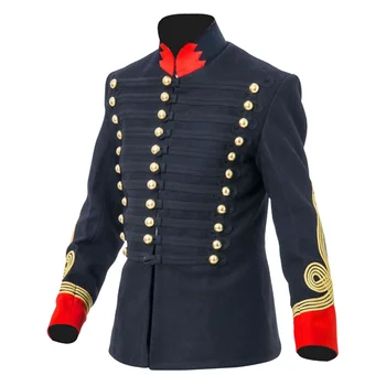 Suaugusių Vyrų Britų Armijos Husarai Striukė Steampunk Karinės Cosplay Kostiumų Uniformos Striukė Didžiosios Britanijos Paradas Striukė Užsakymą