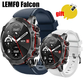 Už LEMFO Falcon Dirželis su Silikono Minkštas Smart Watch Band Apyrankę, Diržą Screen protector, plėvelės, Vyrams, Moterims
