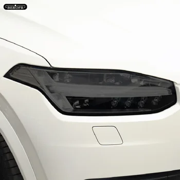 Volvo S60 S90 V60 V90 XC60 XC90 Automobilių Žibintų Apsauginės Atspalvis Filmas Dūmų Juoda TPU Priekinių žibintų Lipdukas Priedai